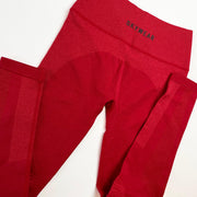 Seamless Legging - Red/Black - Skywear Threads
