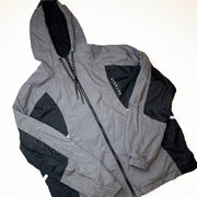 Men's Windbreaker - Grey/Black - Skywear Threads