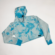 Cropped Hoodie - Blue *Size S* - Skywear Threads