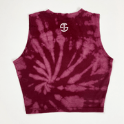 Crop Tank - Cranberry Tie Dye - Skywear Threads