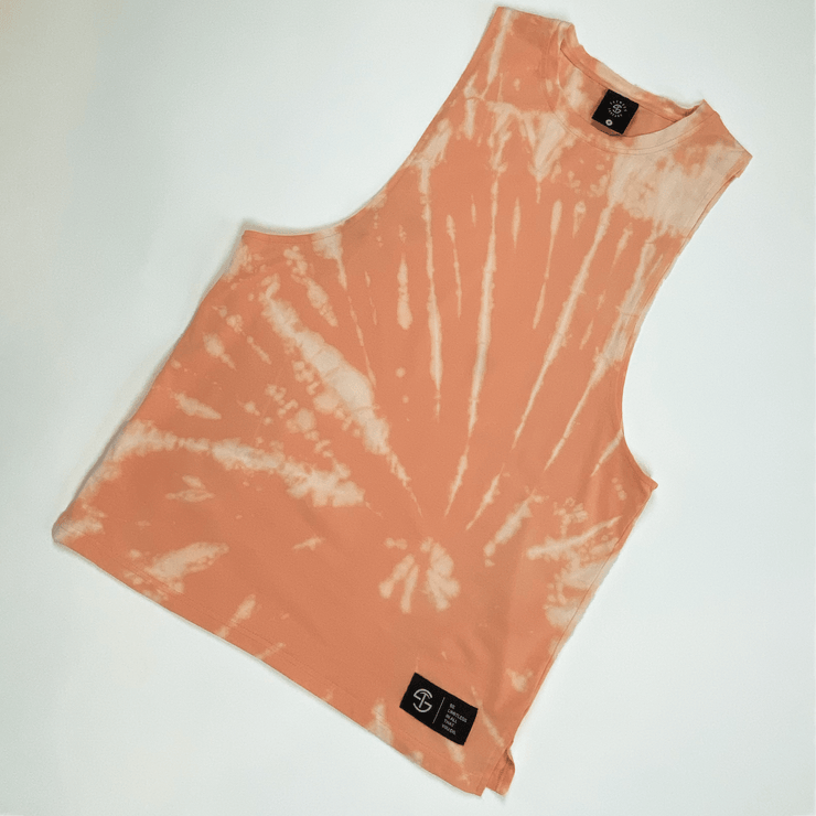 Performance Tank - Peach Tie Dye - Skywear Threads