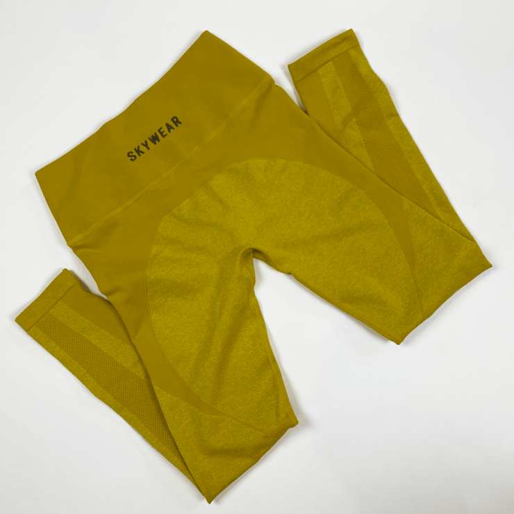Seamless Legging - Yellow - Skywear Threads